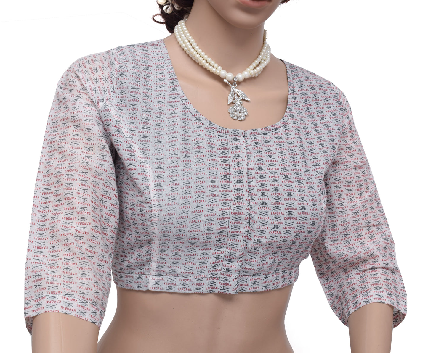 Sushila New Top Readymade 40" Sari Blouse 100% Pure Cotton Printed Choli