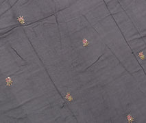 Sushila Vintage Black Dupatta Pure Georgette Silk Hand Beaded Long Stole Scarves