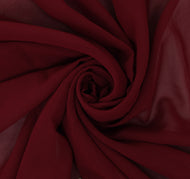 Sushila Vintage Maroon Dupatta Blend Georgette Silk Hand Beaded Long Stole Veil