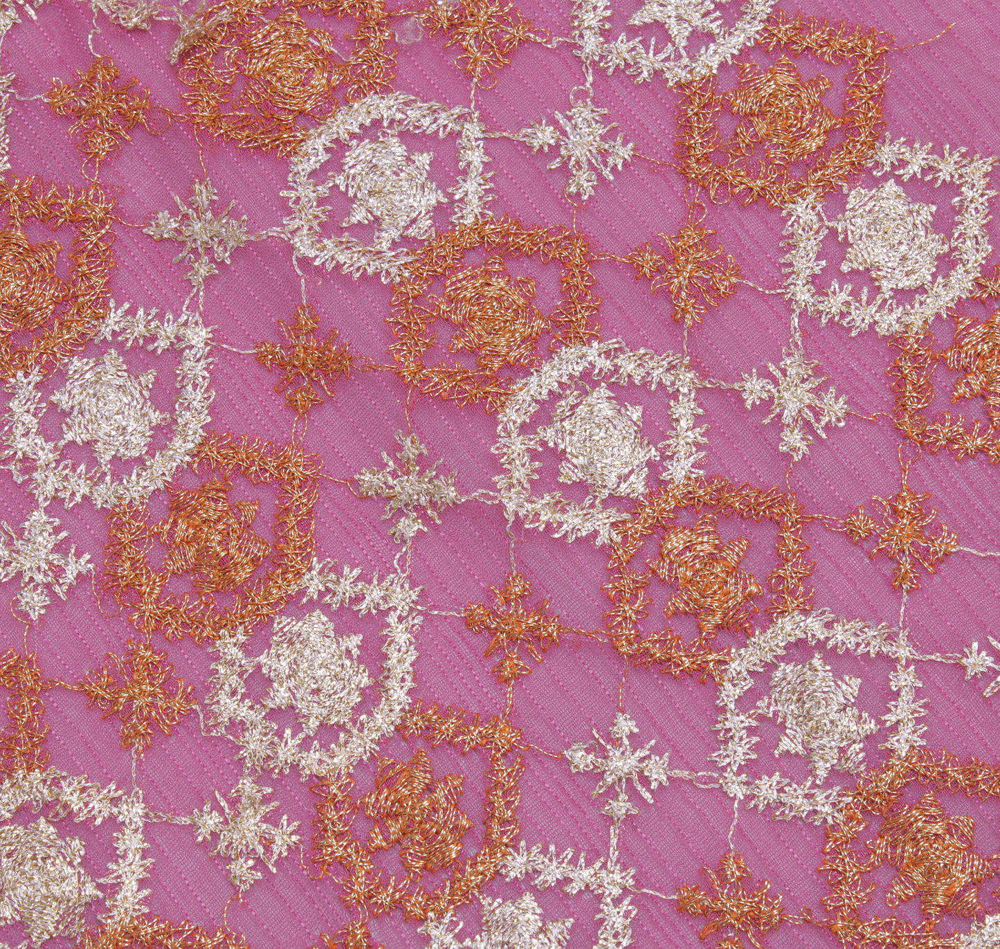 Sushila Vintage Mauve Dupatta Blend Georgette Silk Embroidered Long Stole Veil