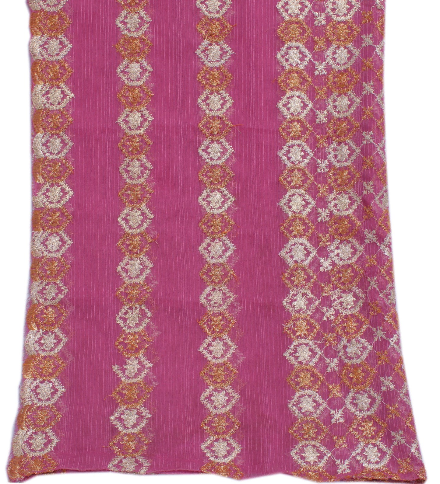 Sushila Vintage Mauve Dupatta Blend Georgette Silk Embroidered Long Stole Veil