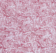 Sushila Vintage Light Pink Dupatta Pure Georgette Silk Printed Long Stole Hijab