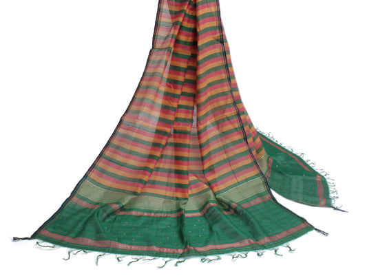 Sushila Vintage Multi-Color Indian Dupatta Pure Cotton Printed Long Stole Hijab