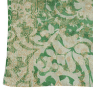 Sushila Vintage Green Dupatta 100% Pure Silk Woven & Printed Long Stole Veil