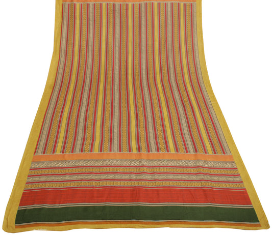 Sushila Vintage Multi-Color Dupatta Pure Woolen Printed Long Stole Scarves Veil