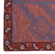 Sushila Vintage Blue Dupatta Blend Georgette Silk Printed Long Stole Hijab