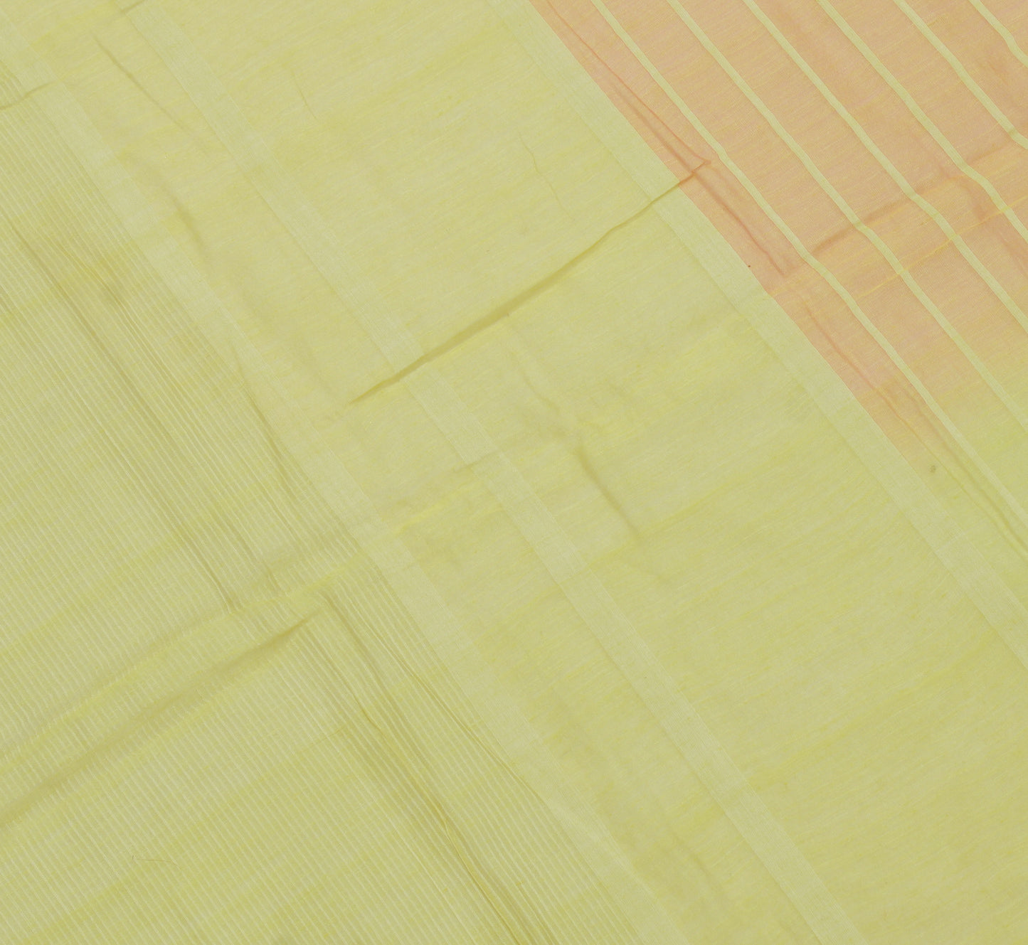 Sushila Vintage Lemon Green Dupatta Pure Cotton Woven & Printed Long Stole Veil