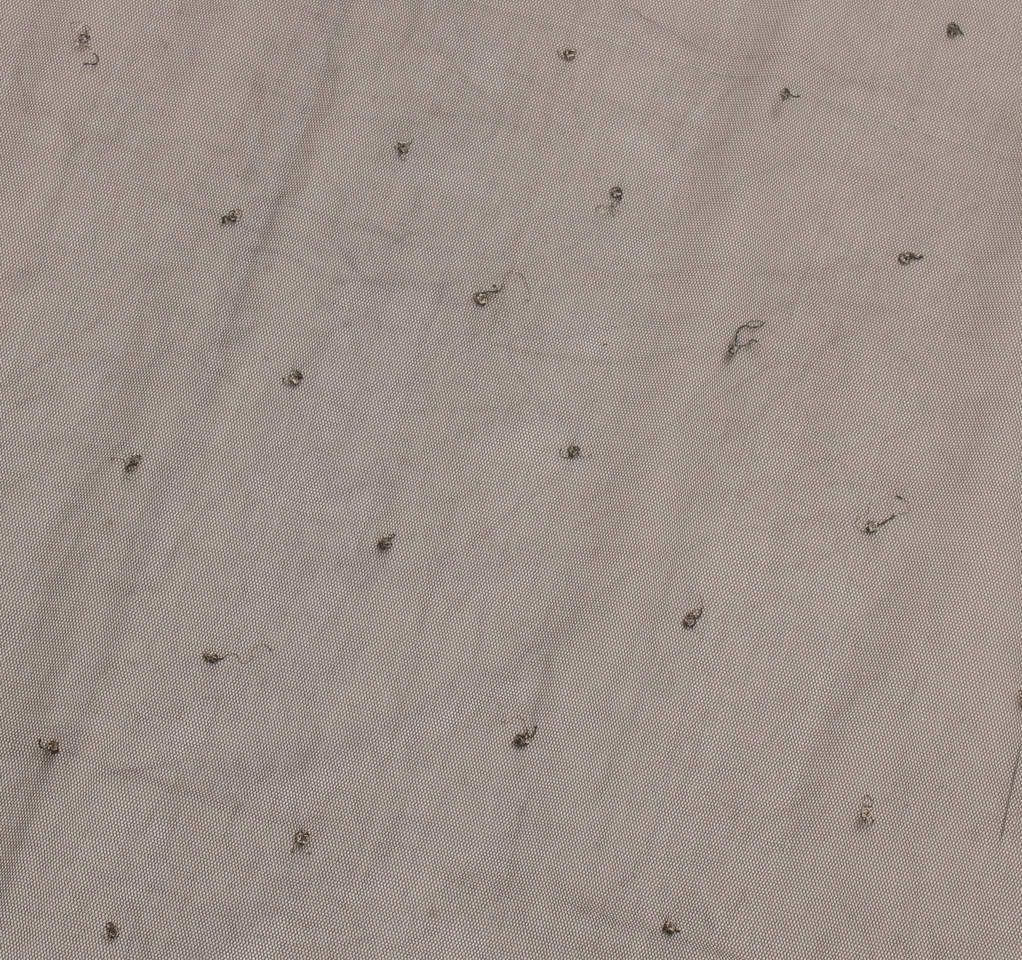 Sushila Vintage Black Indian Dupatta Net Mesh Hand Beaded Long Stole Hijab