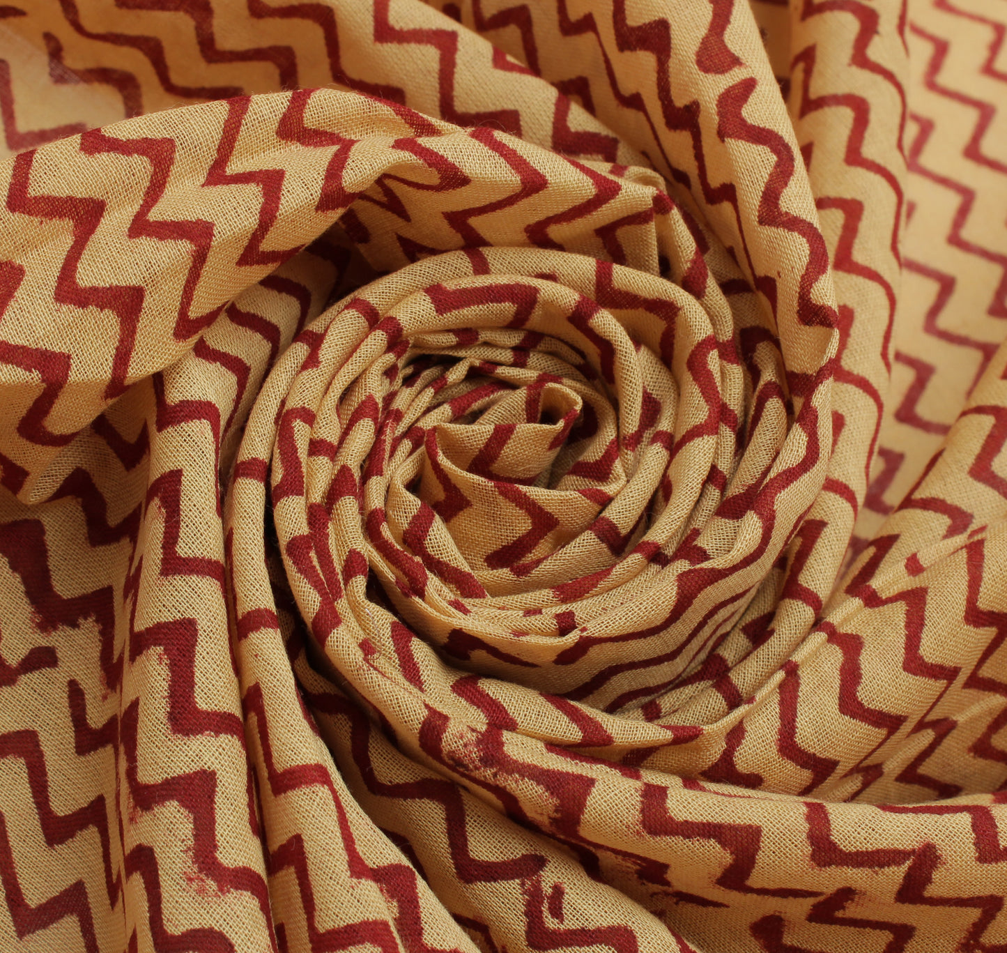 Sushila Vintage Light Brown Indian Dupatta Pure Cotton Printed Long Stole Hijab
