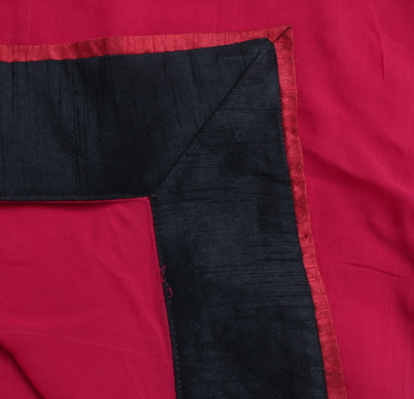 Sushila Vintage Pink Indian Dupatta 100% Pure Georgette Silk Long Stole Scarves