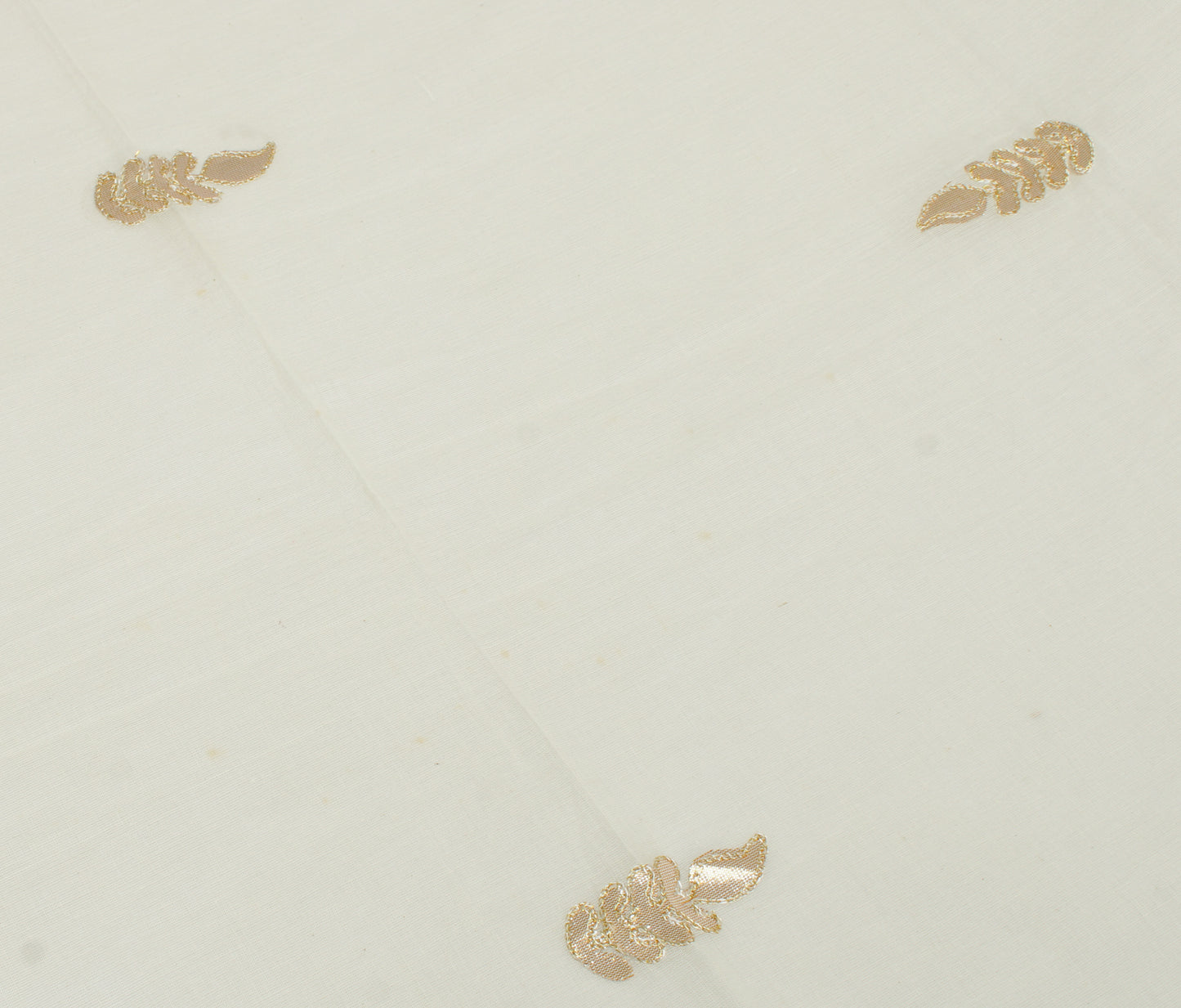 Sushila Vintage Cream Indian Dupatta 100% Pure Cotton Long Stole Scarves Hijab