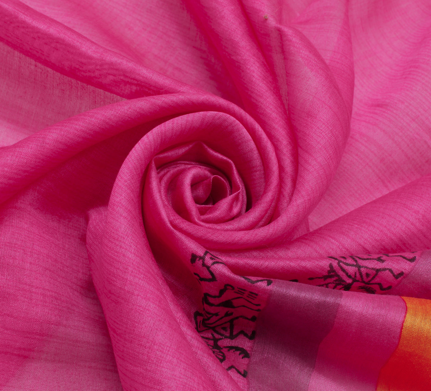 Sushila Vintage Pink Indian Dupatta 100% Pure Cotton Long Stole Hijab Scarves