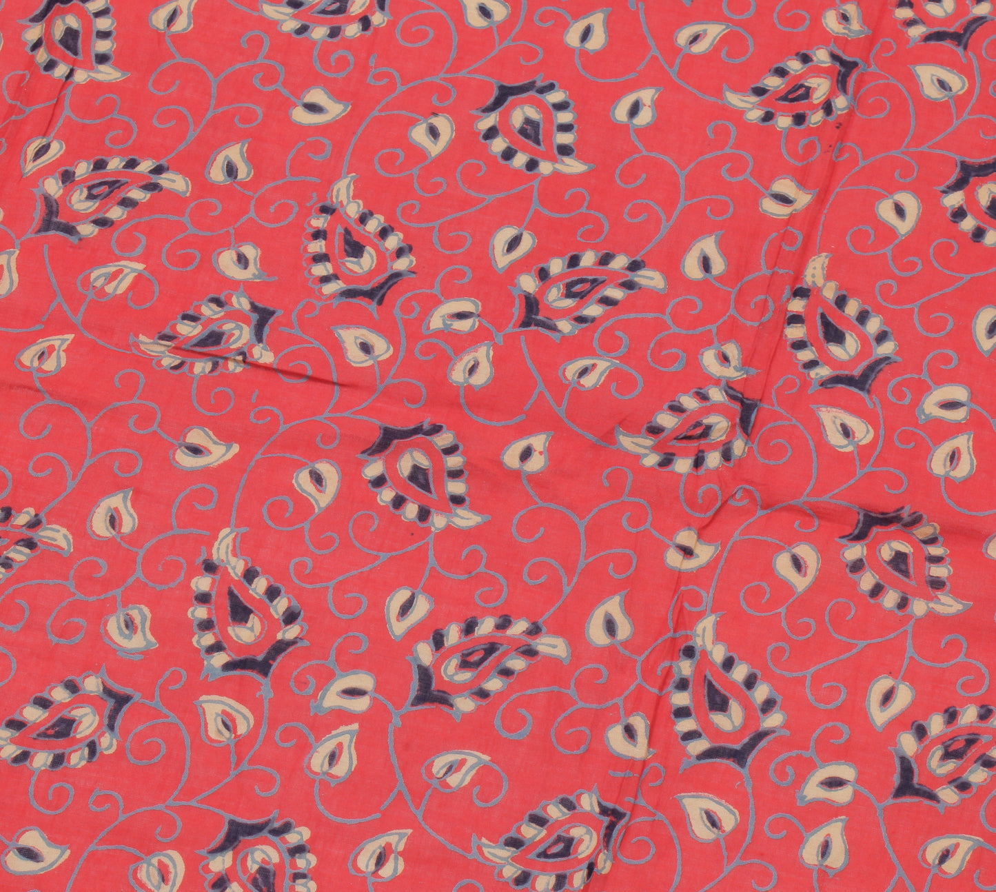 Sushila Vintage Indian Dupatta Pure Cotton Printed Long Stole Scarves Hijab