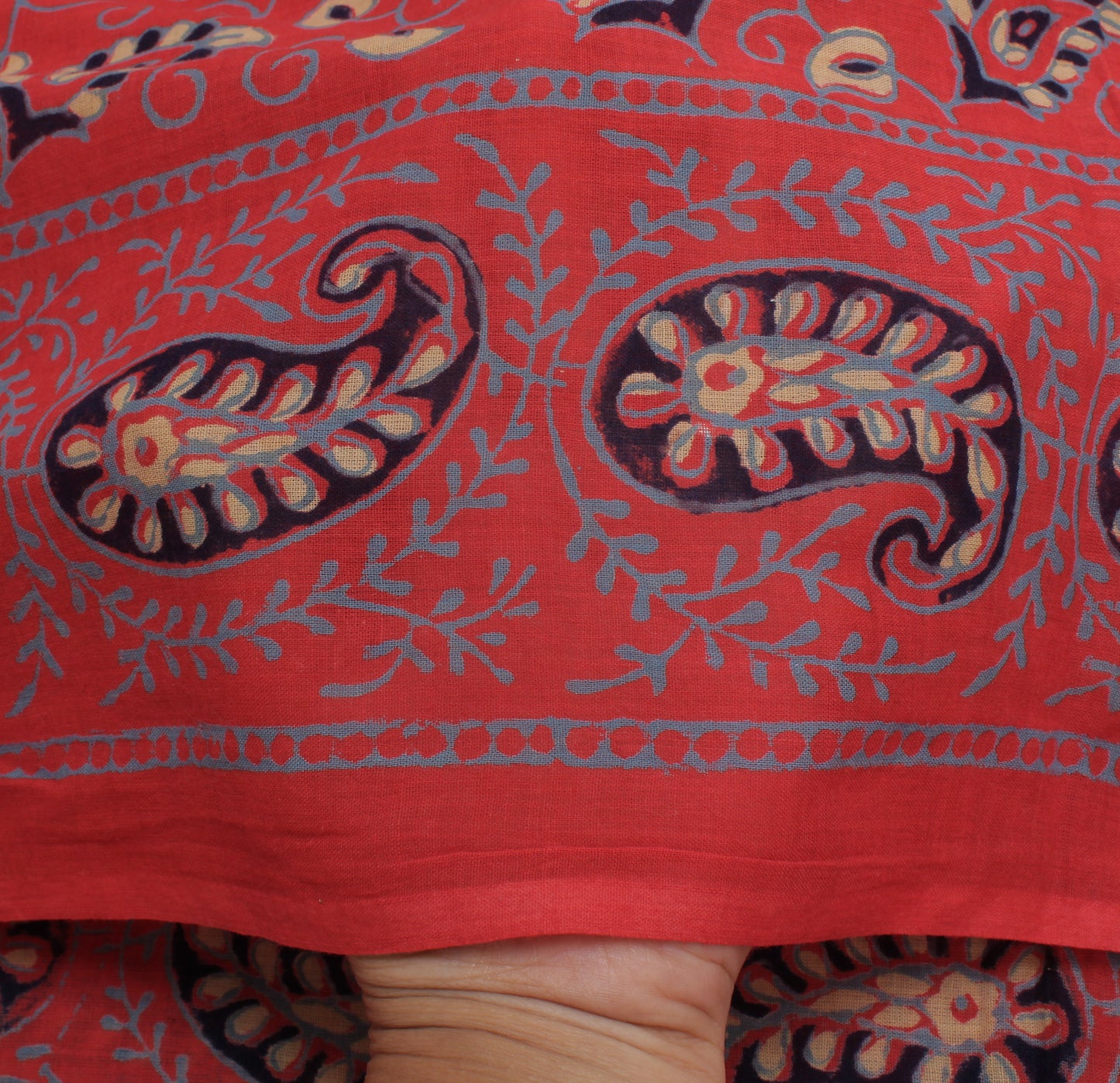 Sushila Vintage Indian Dupatta Pure Cotton Printed Long Stole Scarves Hijab