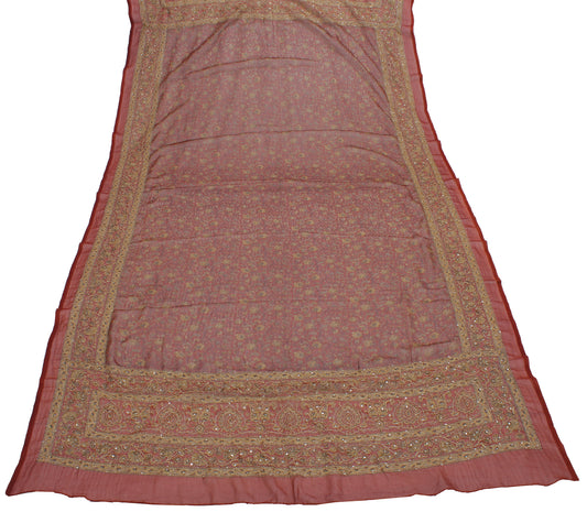 Sushila Vintage Indian  Dupatta Blend Georgette Silk Printed Long Stole Hijab