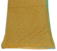 Sushila Vintage Indian Dupatta Pure Georgette Sequins Embroidered Long Stole
