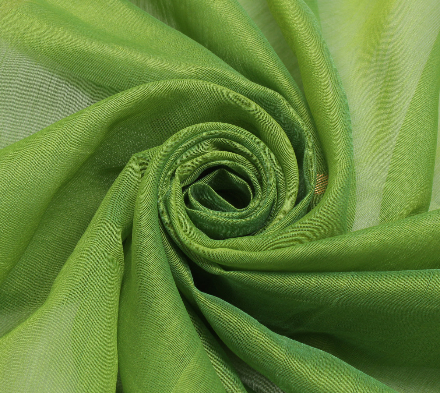 Sushila Vintage Green Indian Dupatta 100% Pure Cotton Long Stole Hijab Scarves