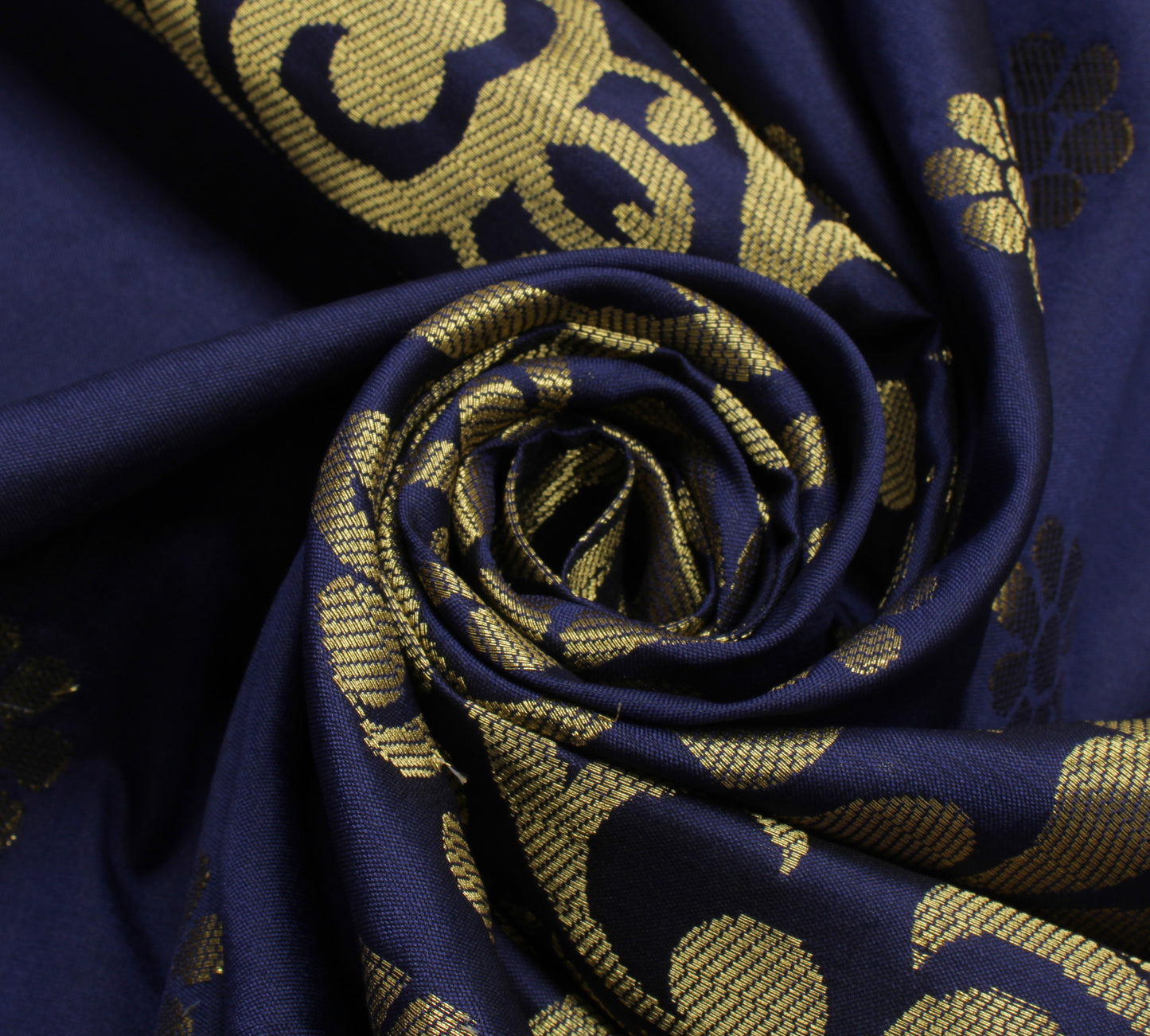 Sushila Vintage Blue Dupatta Blend Silk Zari Woven Long Stole Wrap Scraves