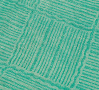 Sushila Vintage Turquoise Green Dupatta Pure Woolen Printed Long Stole Hijab