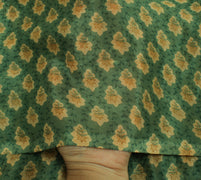 Sushila Vintage Green Indian Dupatta Pure Georgette Silk Printed Long Stole Veil
