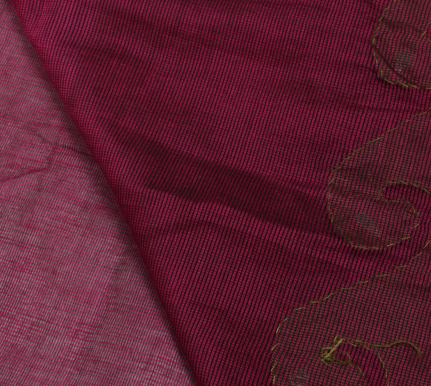 Sushila Vintage Purple Indian Dupatta 100% Pure Cotton Embroidered Long Stole