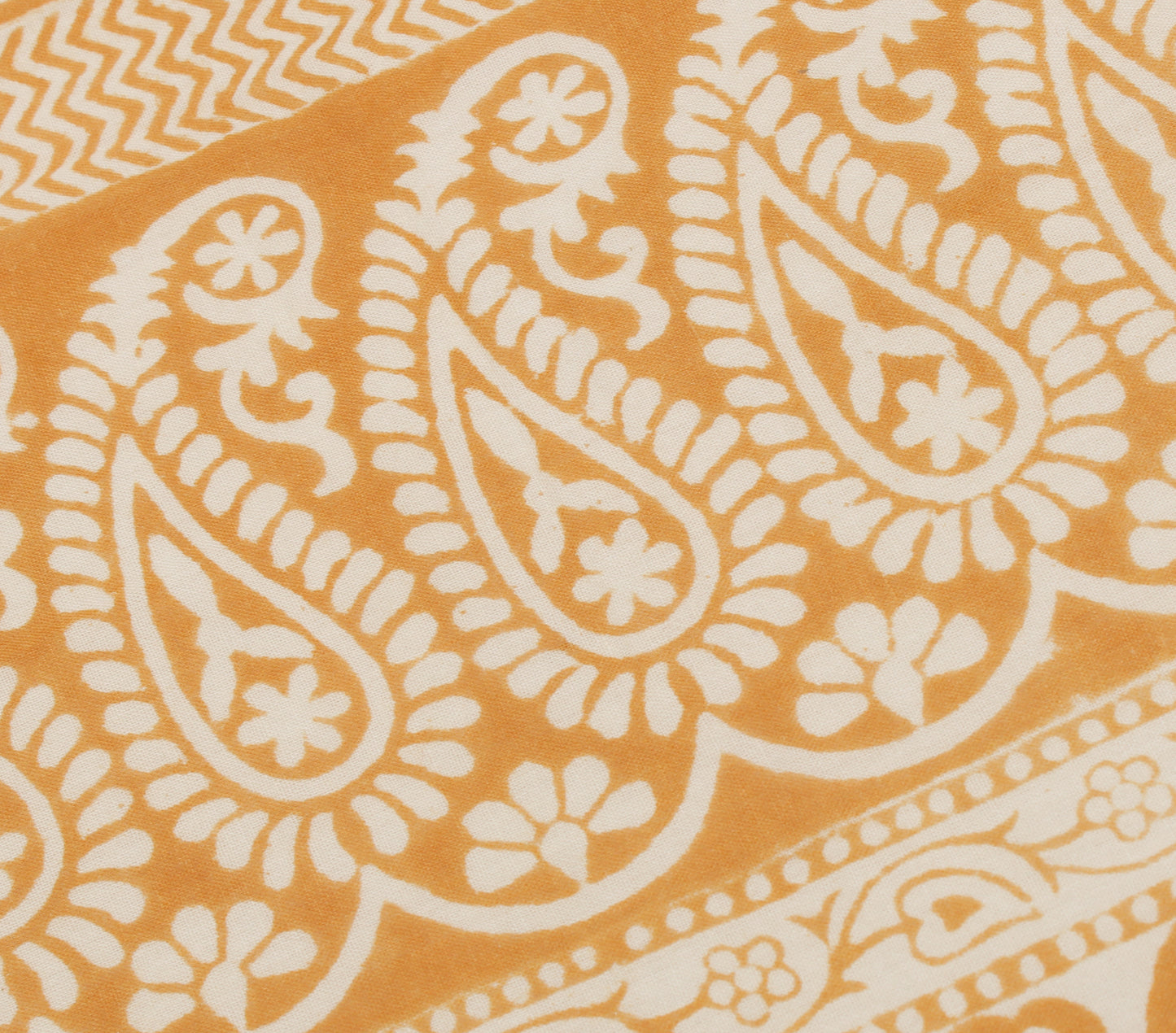 Sushila Vintage Cream Indian Dupatta 100% Pure Cotton Printed Long Stole Hijab