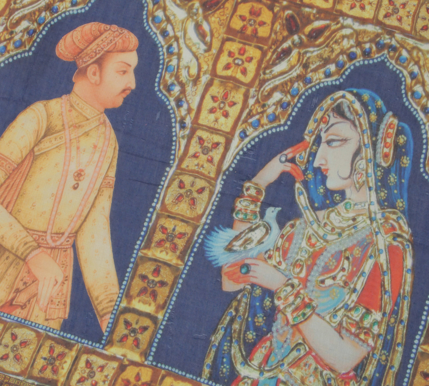 Sushila Vintage Indian Dupatta Blend Cotton Digital Printed Long Stole Hijab