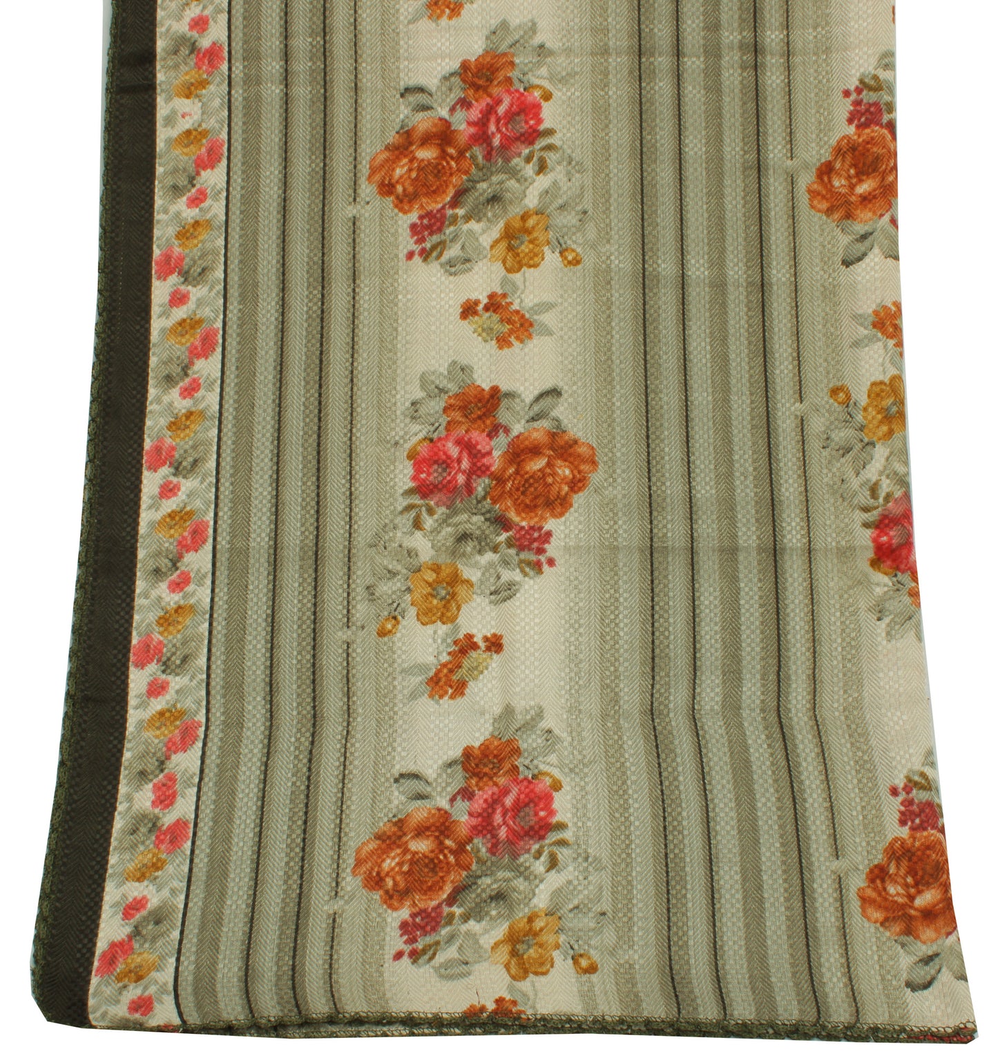 Sushila Vintage Indian Dupatta Blend Silk Printed & Woven Long Stole Veil