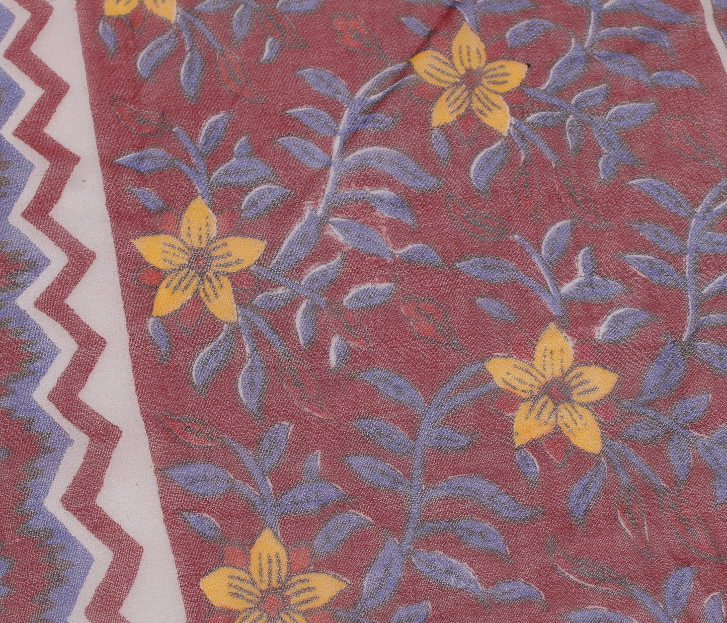Sushila Vintage Maroon Dupatta Pure Georgette Silk Printed Long Stole Scarves