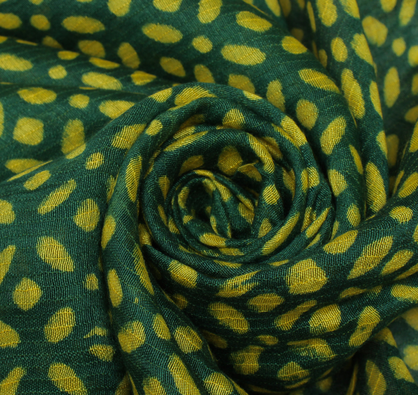 Sushila Vintage Green Indian Dupatta 100% Pure Cotton Printed Long Stole Hijab