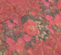 Sushila Vintage Indian Dupatta Blend Silk Digital Printed Long Stole Hijab