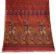 Sushila Vintage Indian Dupatta Blend Silk Digital Printed Long Stole Hijab