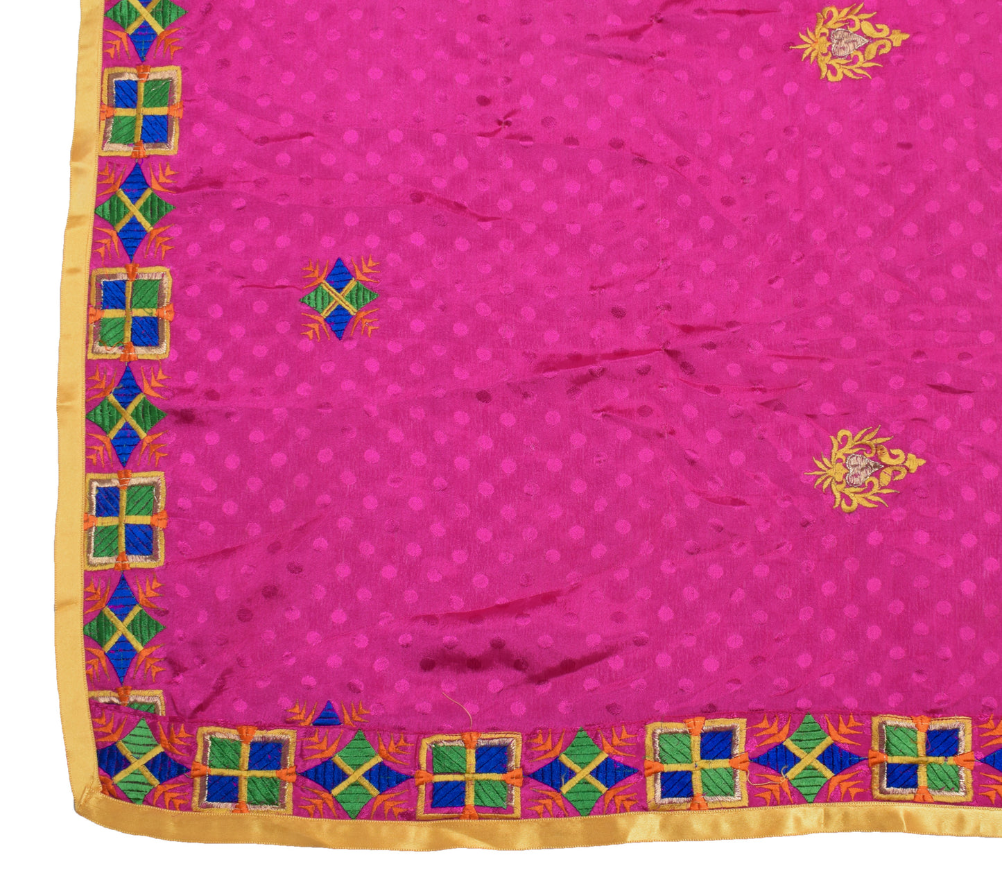 Sushila Vintage Purple Dupatta Blend Silk Embroidered & Self Woven Long Stole