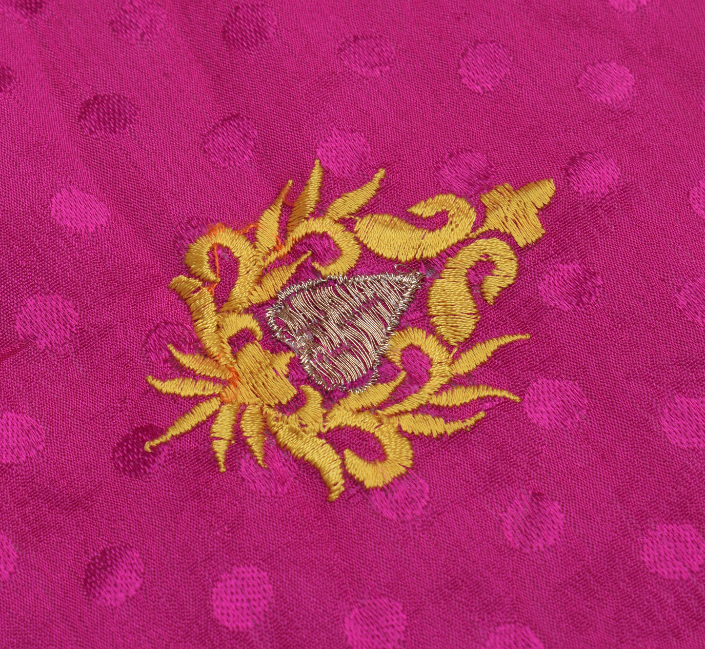 Sushila Vintage Purple Dupatta Blend Silk Embroidered & Self Woven Long Stole