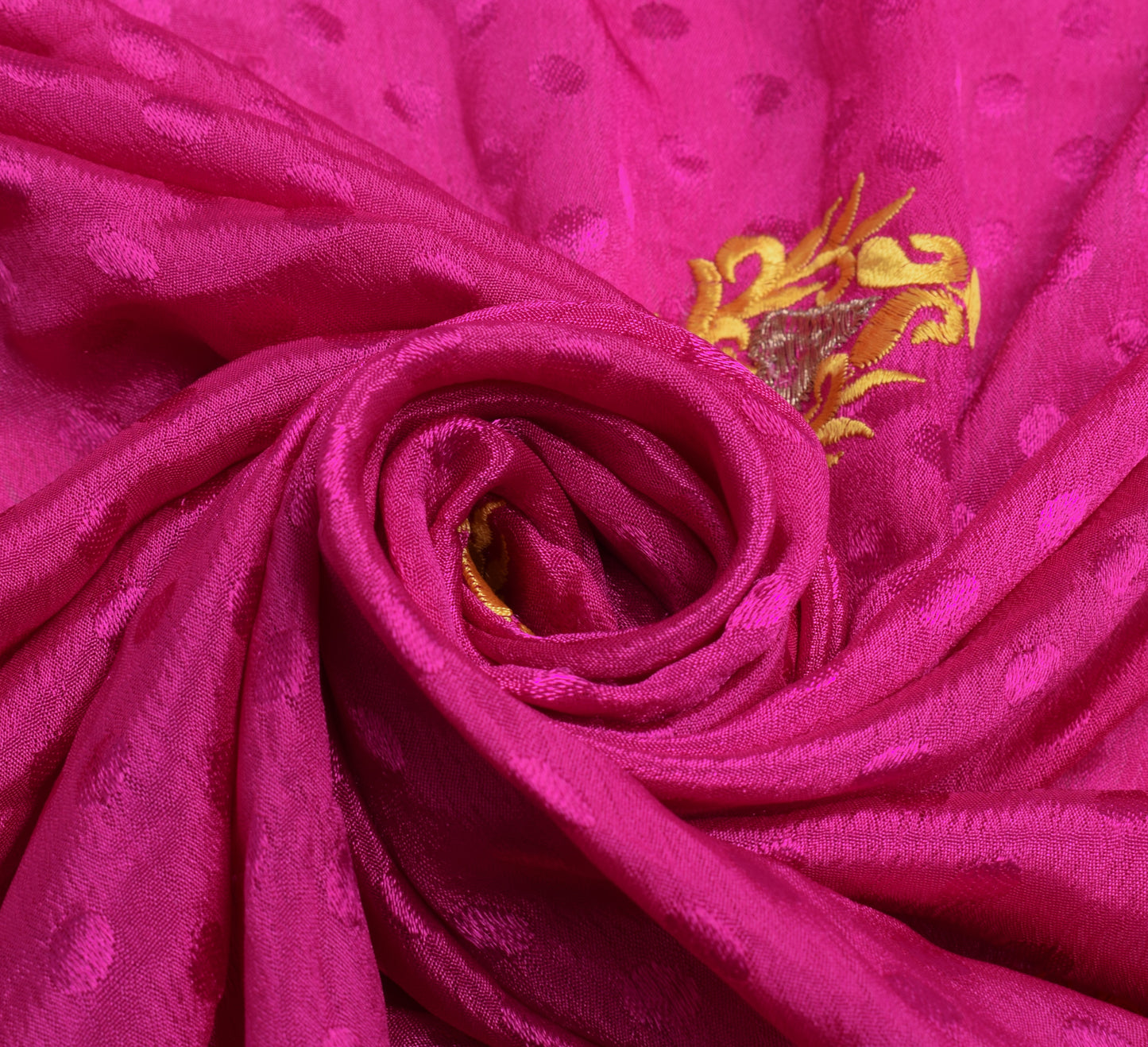 Sushila Vintage Purple Dupatta Blend Silk Embroidered & Self Woven Long Stole