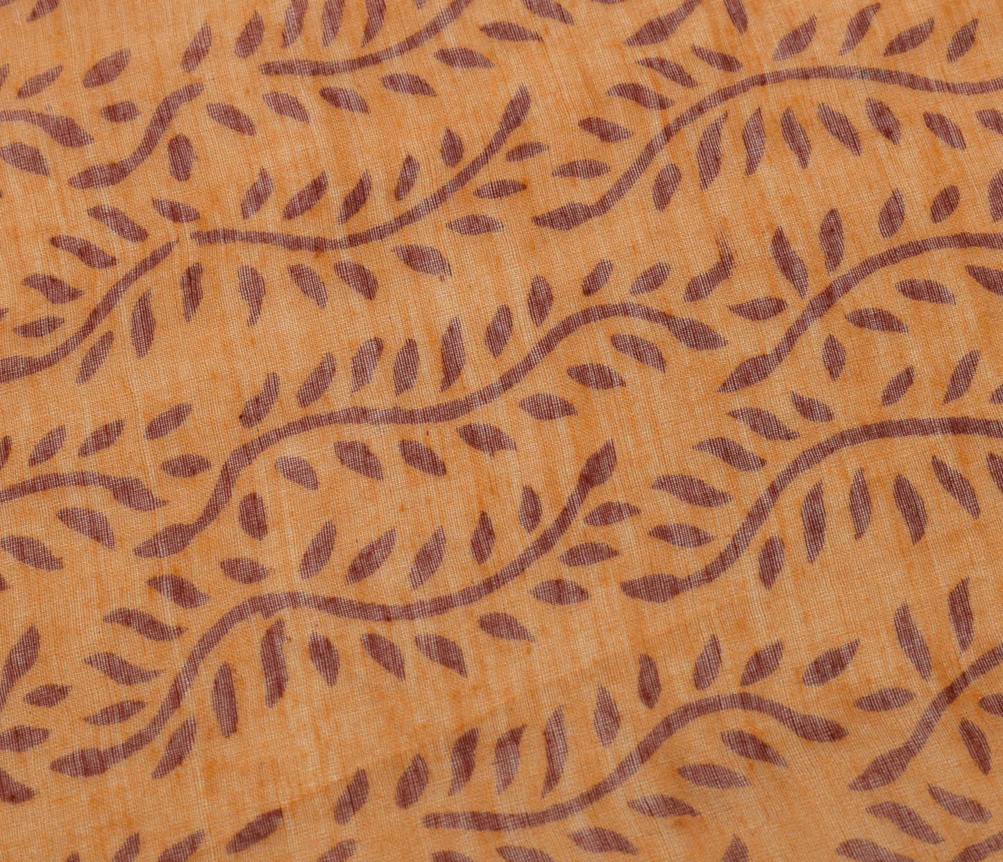 Sushila Vintage Brown Indian Dupatta 100% Pure Cotton Printed Long Stole Hijab