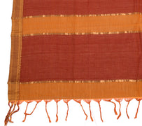 Sushila Vintage Rust Indian Dupatta 100% Pure Cotton Long Stole Scarves Hijab