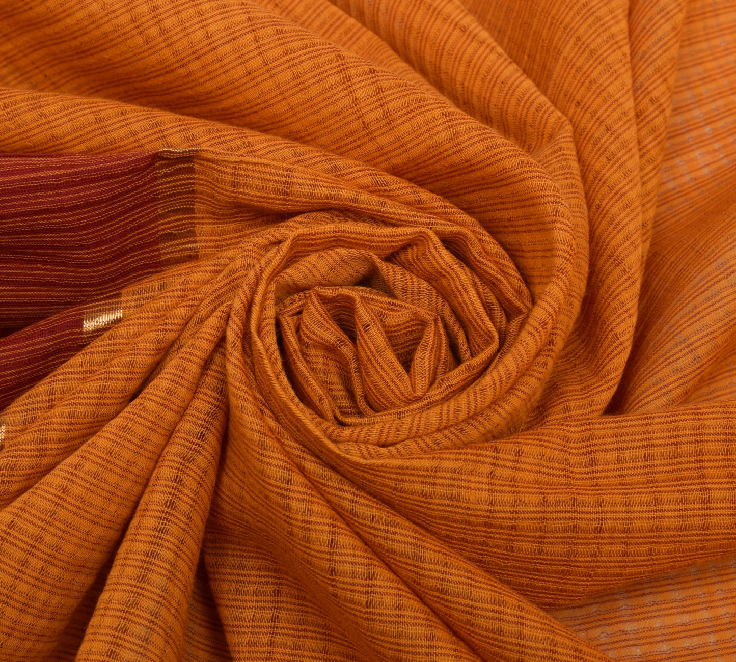 Sushila Vintage Rust Indian Dupatta 100% Pure Cotton Long Stole Scarves Hijab