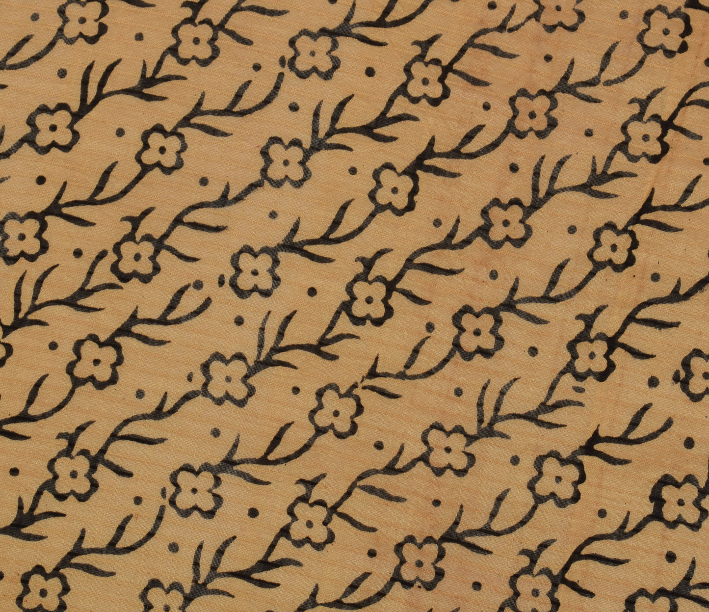 Sushila Vintage Light Brown Dupatta Pure Cotton Printed Long Stole Hijab Veil