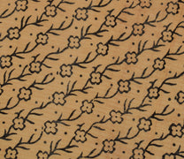Sushila Vintage Light Brown Dupatta Pure Cotton Printed Long Stole Hijab Veil