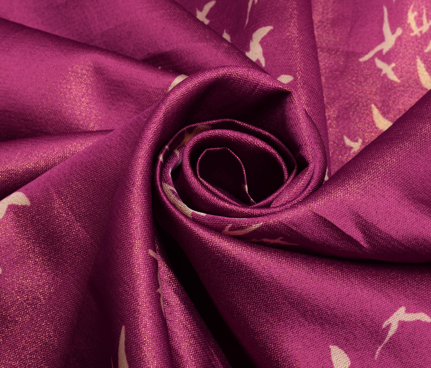 Sushila Vintage Purple Indian Dupatta Blend Silk Printed Long Stole Scarves