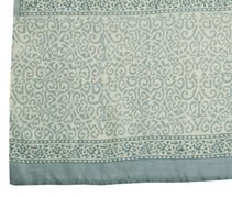 Sushila Vintage Cream Indian Dupatta Pure Cotton Printed Long Stole Hijab