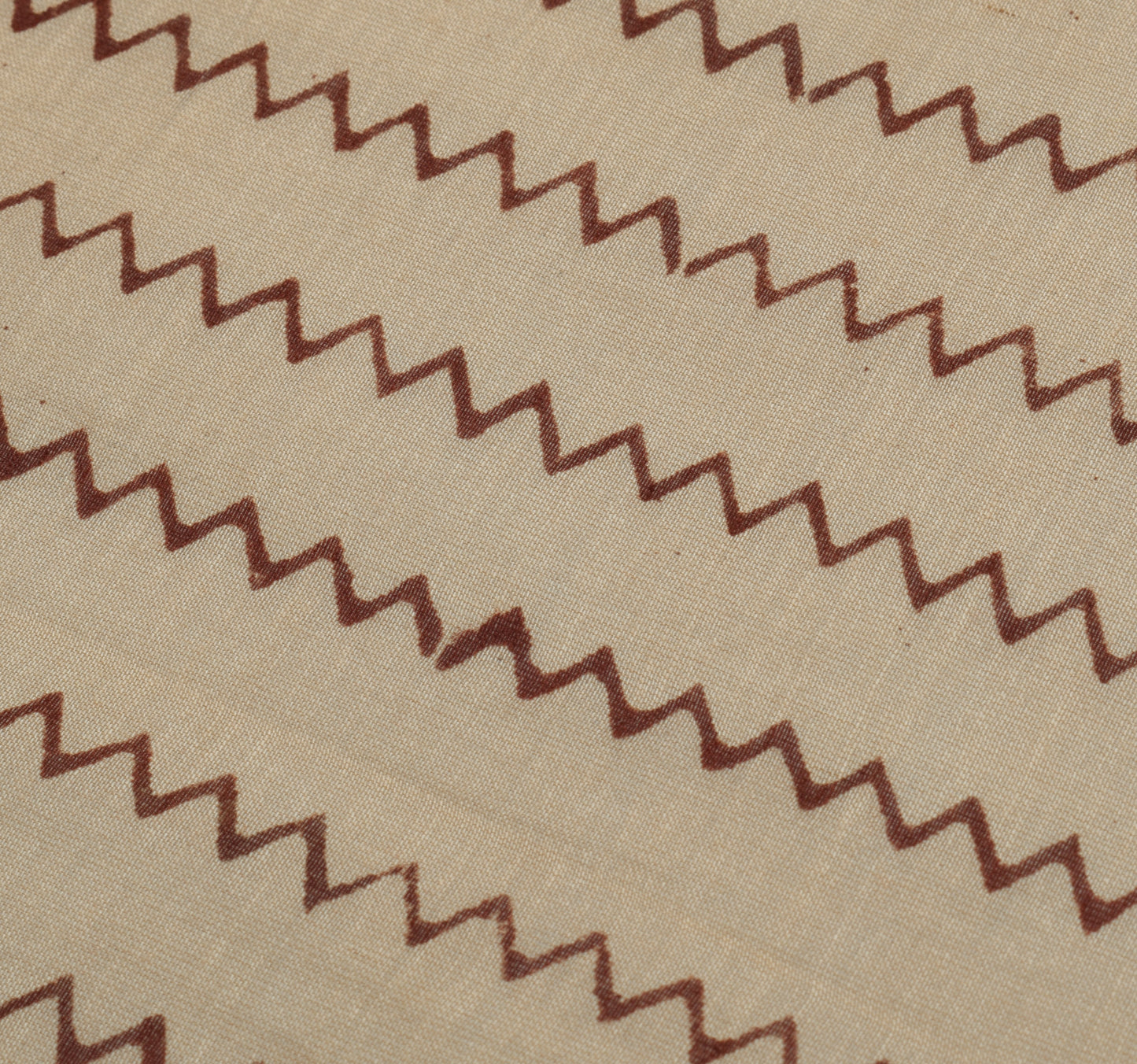 Sushila Vintage Light Brown Indian Dupatta Pure Cotton Printed Long Stole Hijab