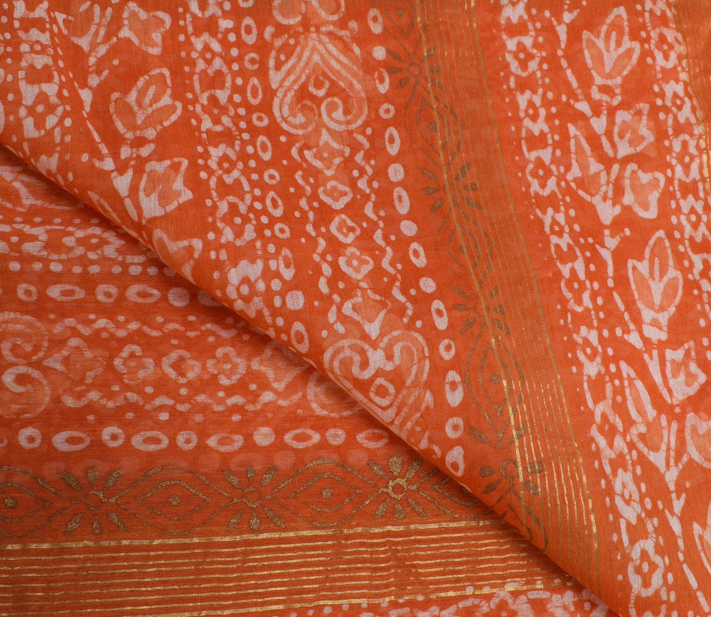 Sushila Vintage Indian Dupatta Pure Cotton Printed Long Stole Hijab Scarves