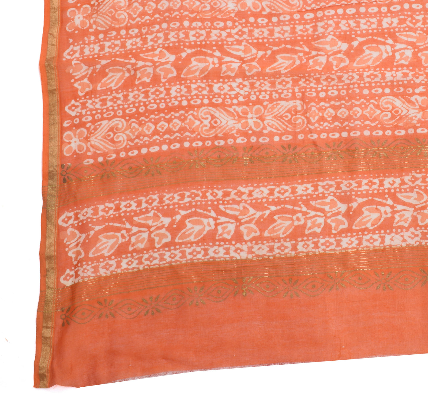 Sushila Vintage Indian Dupatta Pure Cotton Printed Long Stole Hijab Scarves