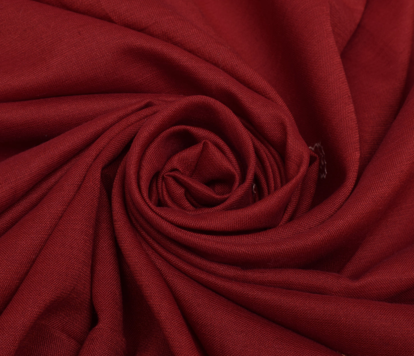 Sushila Vintage Maroon Indian Dupatta Pure Cotton Hand Embroidered Long Stole