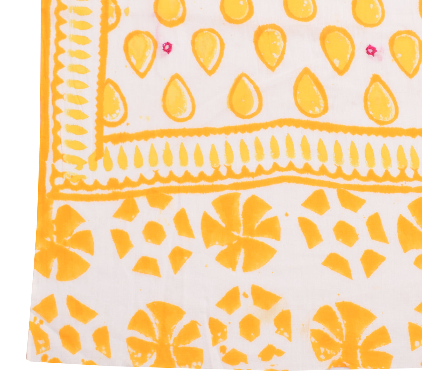 Sushila Vintage White Indian Dupatta Pure Cotton Printed Long Stole Hijab