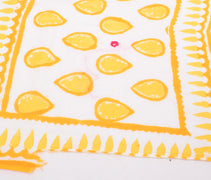 Sushila Vintage White Indian Dupatta Pure Cotton Printed Long Stole Hijab