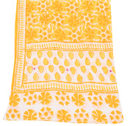 Sushila Vintage White Indian Dupatta Pure Cotton Printed Long Stole Hijab