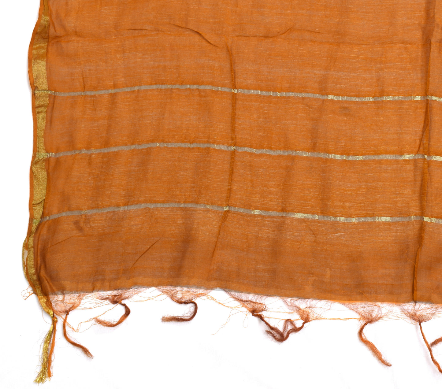Sushila Vintage Cream Dupatta 100% Pure Cotton Printed Long Stole Hijab